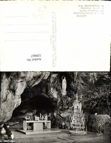 539667,Lourdes La Grotte Miraculeuse Altar Statue Religion Höhle Grotte
