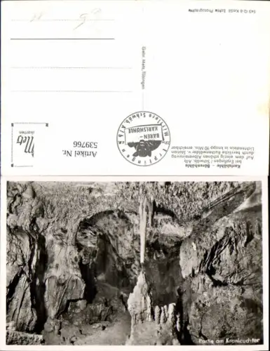 539766,Foto Ak Karlshöhe Bärenhöhle Erpfingen Höhle Grotte