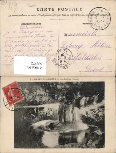 539772,La Balme-les-Grottes Isere Les Grandes Fontaines Höhle Grotte