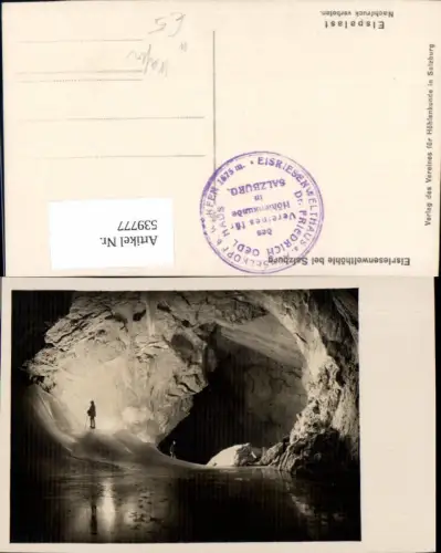 539777,Eisriesenwelthöhle b. Salzburg Werfen Eispalast Höhle Grotte