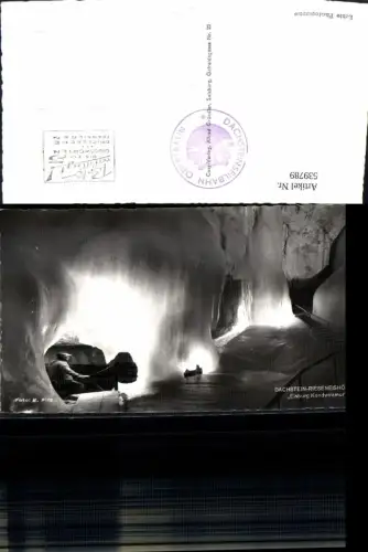 539789,Foto Ak Dachstein Rieseneishöhle Eisburg Kondwiramur Obertraun Höhle Grotte pub Cosy