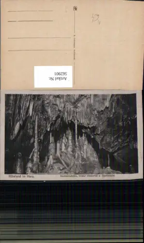 562901,Rübeland im Harz Baumannshöhle Gr. Wasserfall Glockenspiel Höhle Grotte