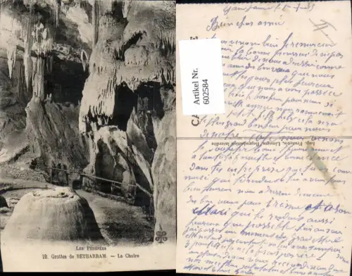 602584,Höhle Grotte Grottes de Betharram La Chaire Les Pyrenees