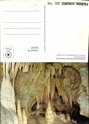 602597,Höhle Grotte Teufelshöhle b. Pottenstein Fränkische Schweiz Barbarossa-Dom