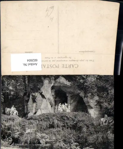 602604,Höhle Grotte Versailles La Grotte d Apollon Figuren Skulptur