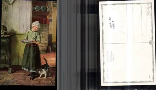 169013,Tier Katze Schmeichelkätzchen sign K. Mücke