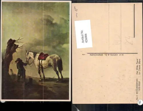426006,Künstler Ak Wouwerman Het Witte Paard Le Cheval Blanc Pferd