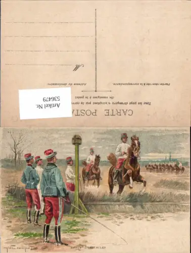 536479,Künstler AK Eugene Chaperon Pferde Pferd Reitsport
