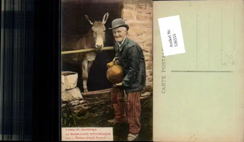 536555,Tiere Esel Bauer Normandie Krug Stall Landwirtschaft