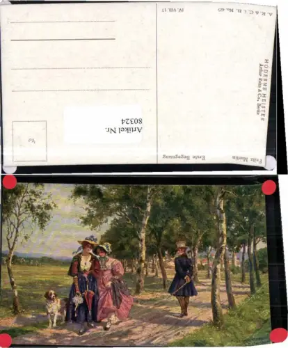 80324,Fritz Martin Erste Begegnung Hund Frauen Mann Hut