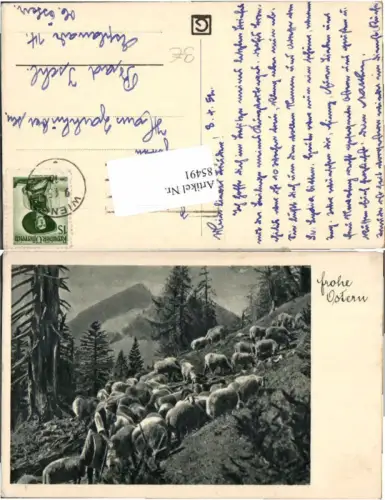 85491,Ostern Hirte m. Schafe