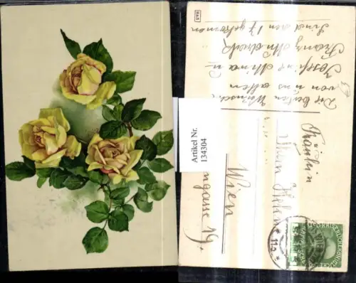 134304,Blumen Gelbe Rosen Zweig Blüten