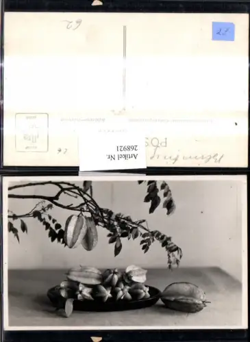 268921,Foto Ak Sternfrucht Karambole Früchte Obst