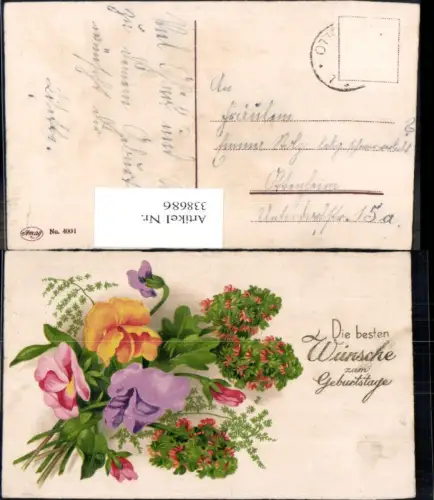 338686,Blumen Bunter Strauß Geburtstag
