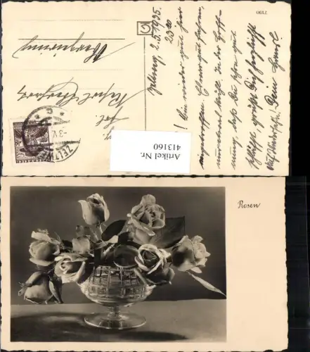413160,Blumen Rosen Vase
