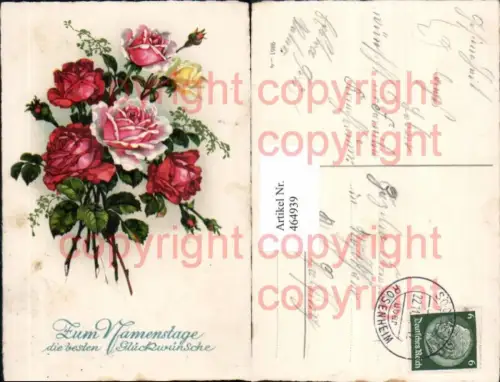 464939,Blumen Strauß Rote Gelbe Rosa Rosen Namenstag