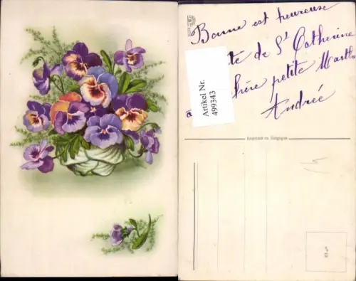 499343,Blumen Stiefmütterchen Schale