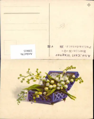 539615,Blumen Blume Maiglöckchen Reklame Zudruck Färberei Arnold