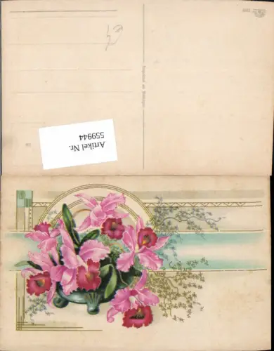 559944,Vase Lilien gefüllte Rosa Rot Blumen