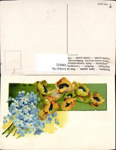 596832,Vergissmeinnicht Gelbe offene Tulpen Blüten Blumen