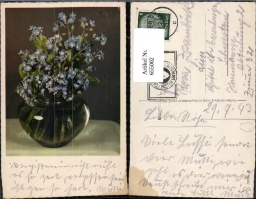 655002,Vase Vergissmeinnicht Blumen Vegetation
