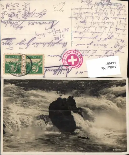 444907,Rheinfall Neuhausen a. Rheinfall Wasserfall Boot