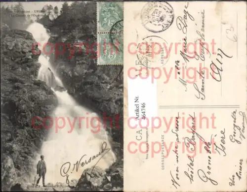 464746,Wasserfall Uriage La Cascade de l Oursiere