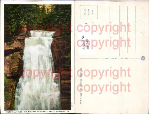464749,Wasserfall Bushkill Falls The Niagara of Pennsylvania Bushkill