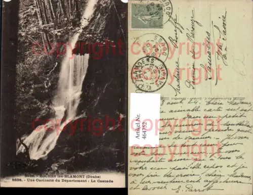 464752,Wasserfall Rochers les-Blamont Doubs Une Curiosite du Department La Cascade