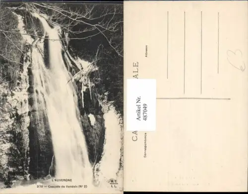 487049,Wasserfall L Auvergne Cascade de Vendeix