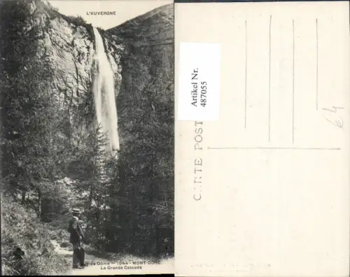 487055,Wasserfall L Auvergne Puy-de-Dome Mont-Dore La Grande Cascade