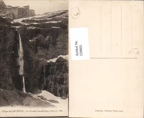 539805,Cirque de Gavarnie La Grande Cascade Wasserfall