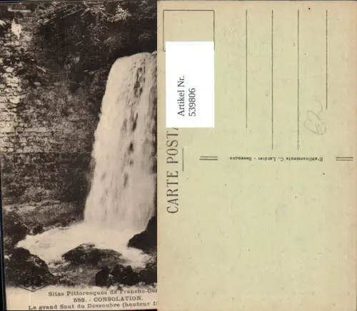 539806,Consolation Le grand Saut du Dessoubre Wasserfall