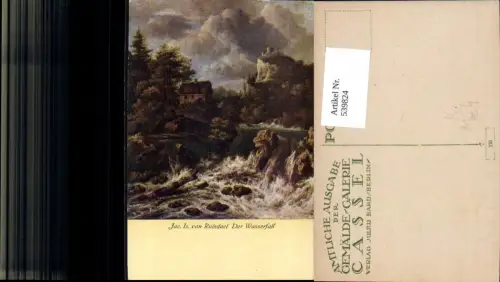 539824,Künstler Ak Jac. Is. Van Ruisdael Der Wasserfall