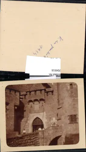 704916 Foto Kreuzenstein b. Korneuburg Burg Detail 1934