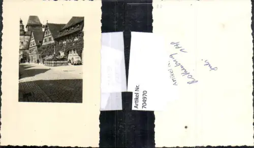 704970 Foto Rothenburg ob der Tauber 1939