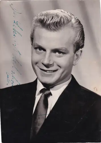 Fotografie Pressefoto Foto Kössler Albert Rueprecht Wien Theater Widmung Schauspieler Autogramm
