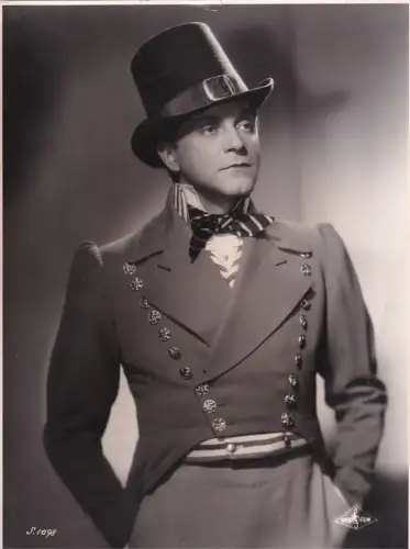 Fotografie Pressefoto Wien Film Hämmerer Willy Fritsch Schauspieler Zylinder Hut