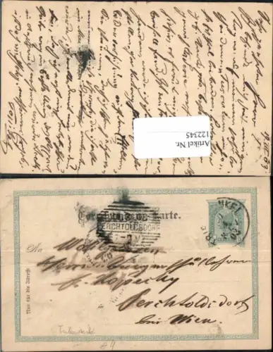 122345,5 Heller Ganzsache Tribuswinkel nach Perchtoldsdorf Wien 1903