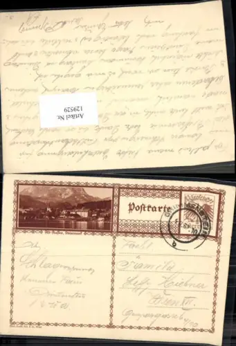 129529,Bildpostkarte Ganzsache Alt Aussee nach Wien 16