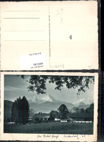 680340 Verlag Heinrich Hoffmann München 2073 Der Nebel steigt Bauernhaus