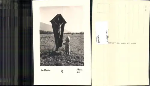 680486 Fotokunst Dr. Defner A 51 Das Wunder Kind am Marterl Kreuz Wegkreuz
