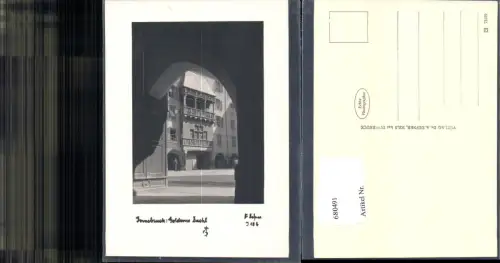 680491 Fotokunst Dr. Defner I 18 b Innsbruck Goldenes Dachl