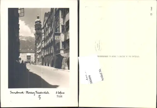 680494 Fotokunst Dr. Defner I 228 Herzog Friedrichstrasse Innsbruck