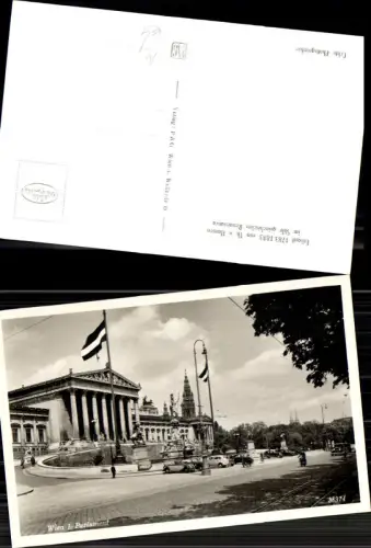 704074 Wien Parlament Auto Oldtimer