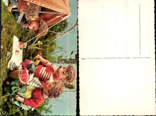 706357 Igel vermenschlicht Mecki ähnlich Zelten Camping Verlag A. Kiener