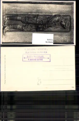 711678 Postablage Stempel Maria Waldrast Post Deutsch Matrei