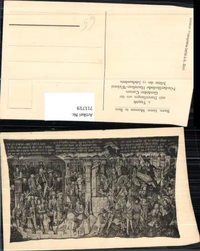 711719 Bern historisches Museum Teppich Caesars Geschichte