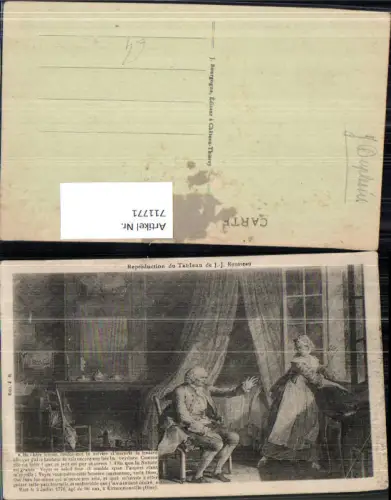 711771 J. J. Rousseau France Geschichte Ermenonville Oise