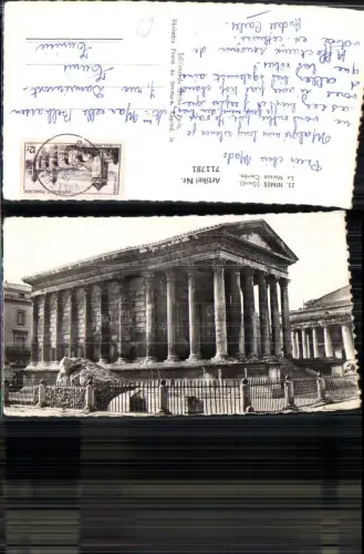 711781 Foto AK Nimes Gard La Maison Carree Tempel Bauwerk Geschichte